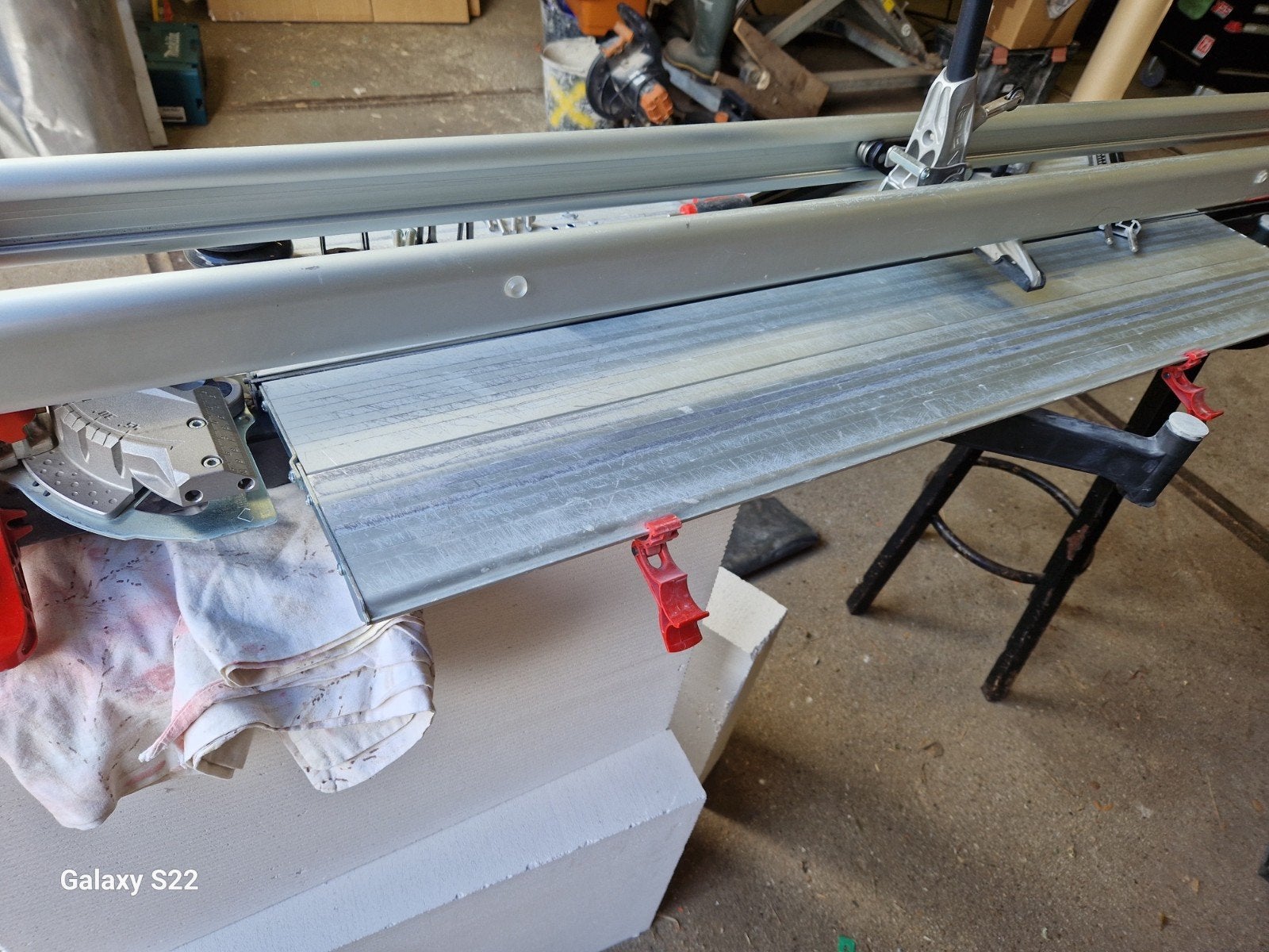 Rubi tegelsnijder TZ 1550 - Professionele tegelzaag, Ophalen, 60 cm of meer, Zo goed als nieuw, 10 m² of meer