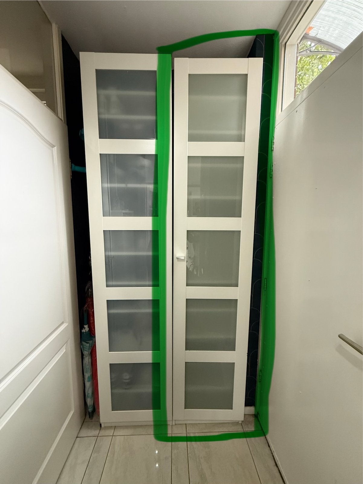 IKEA PAX kast met deur (één deel), Ophalen, Gebruikt
