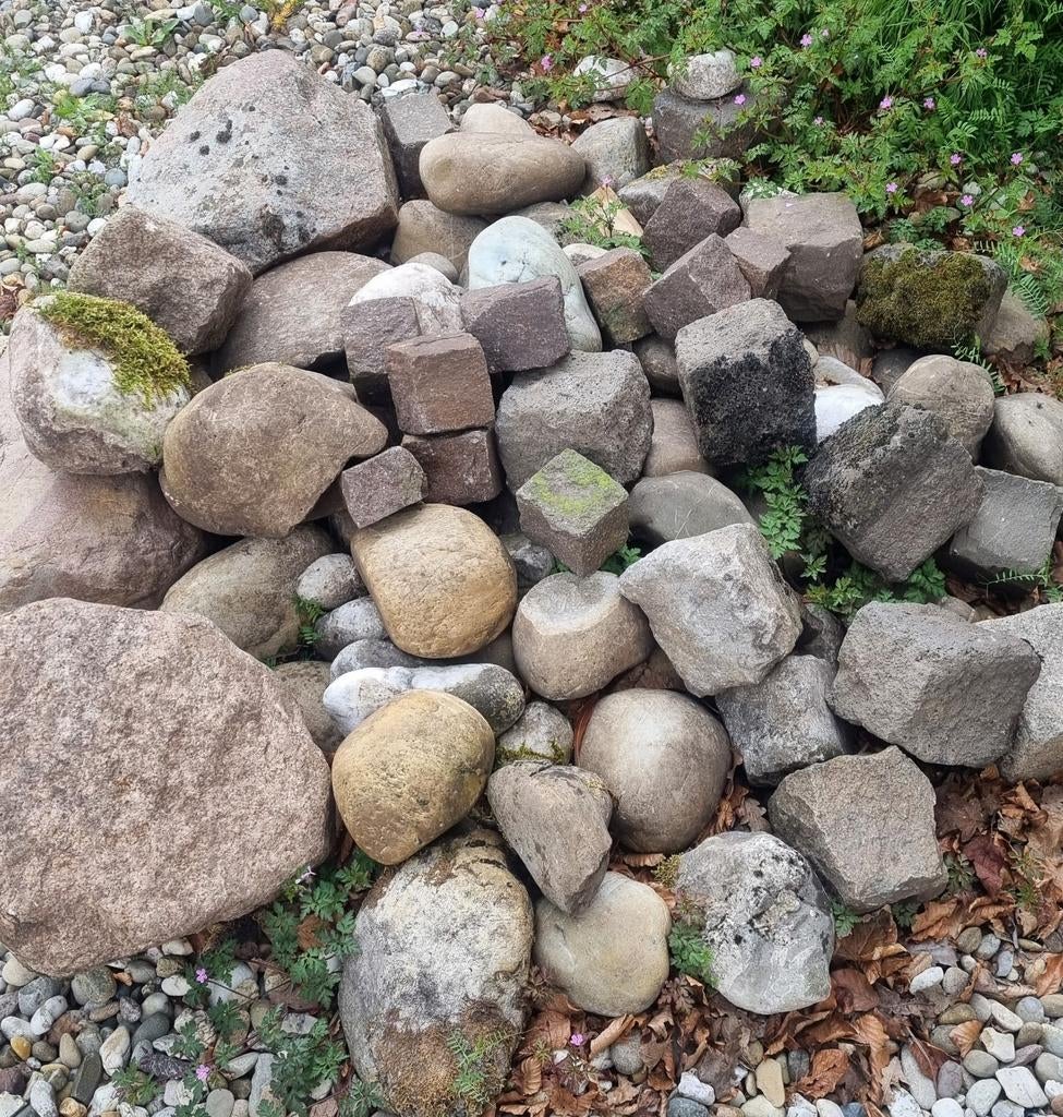 Diverse natuurstenen voor tuin of decoratie, Tuin en Terras, Grind, Keien en Split, Overige materialen, Gebruikt, Ophalen of Verzenden