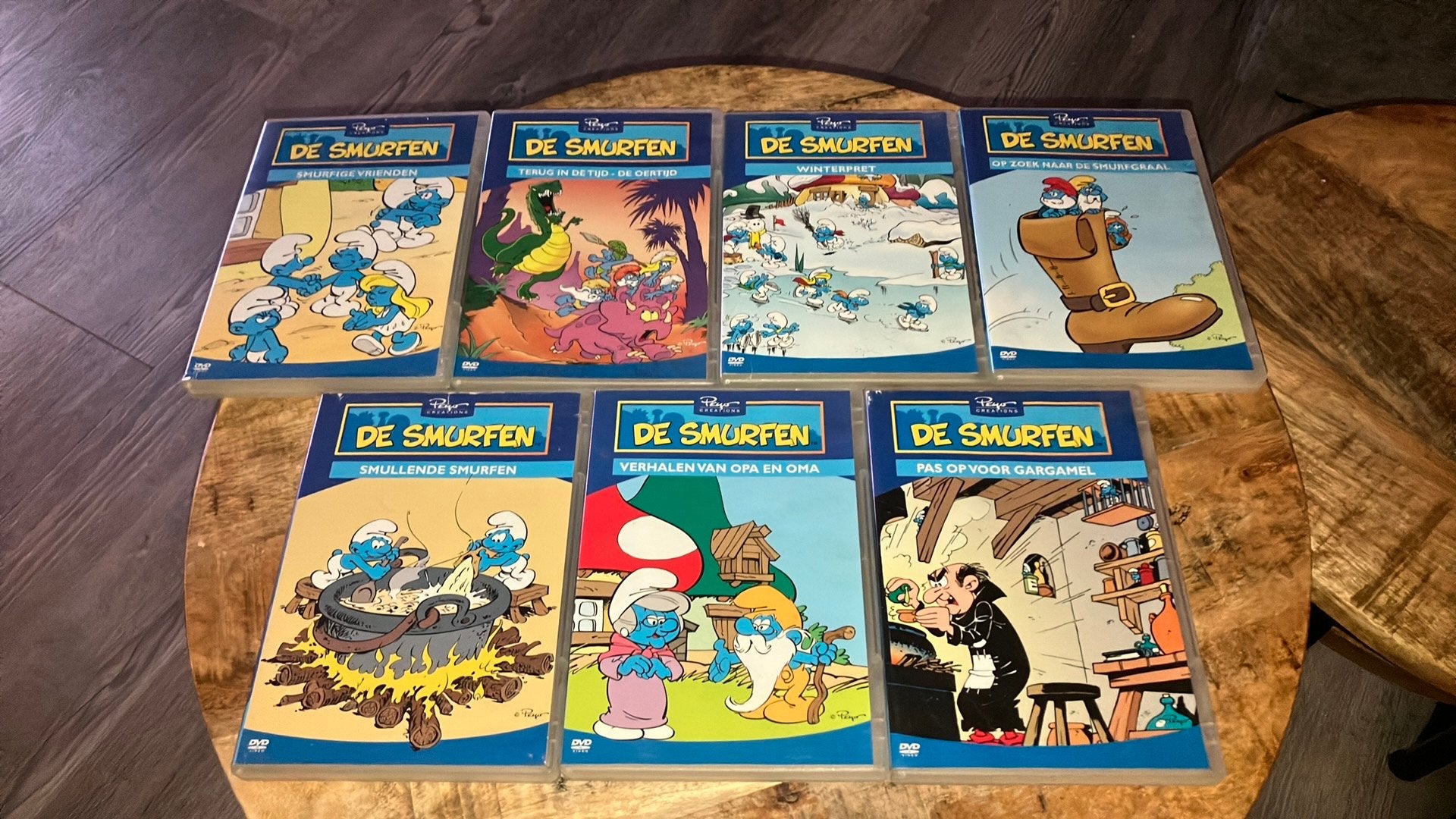 De Smurfen (The Smurfs) 7 dvd set, Alle leeftijden, Ophalen of Verzenden, Zo goed als nieuw