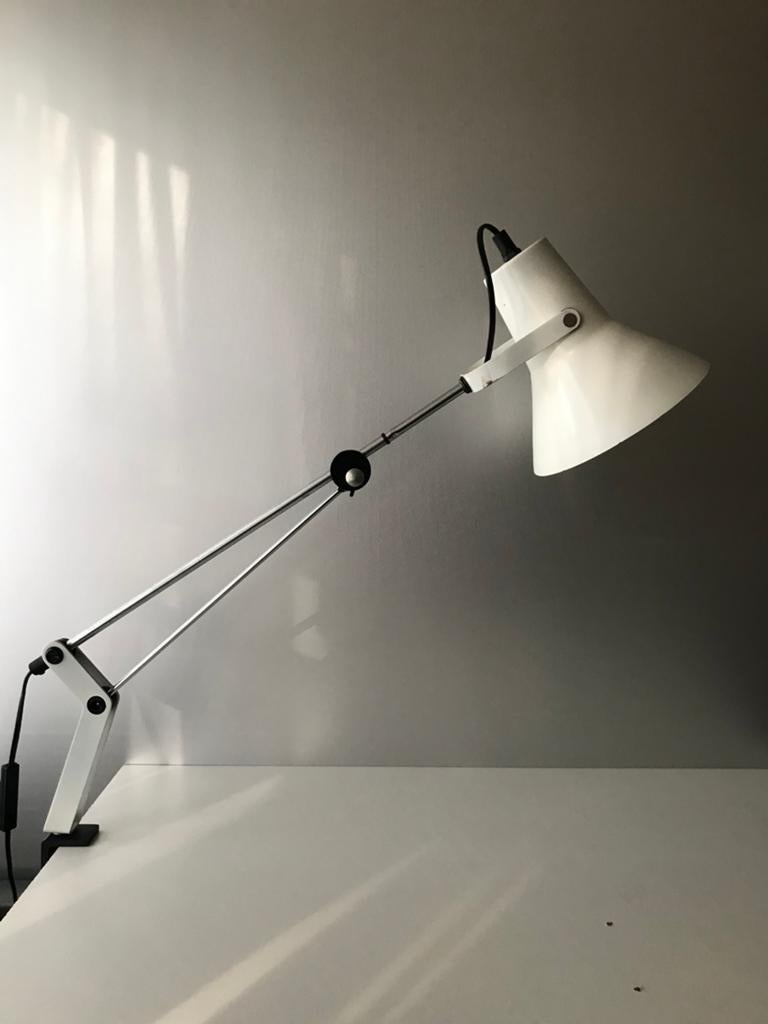 Ikea 80s clamp lamp desk lamp silence of the lamps, Ophalen of Verzenden, Gebruikt, Metaal