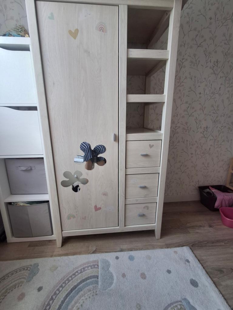 Kinder Kast met 3 ladje, Ophalen, 25 tot 50 cm, 50 tot 100 cm, Minder dan 100 cm