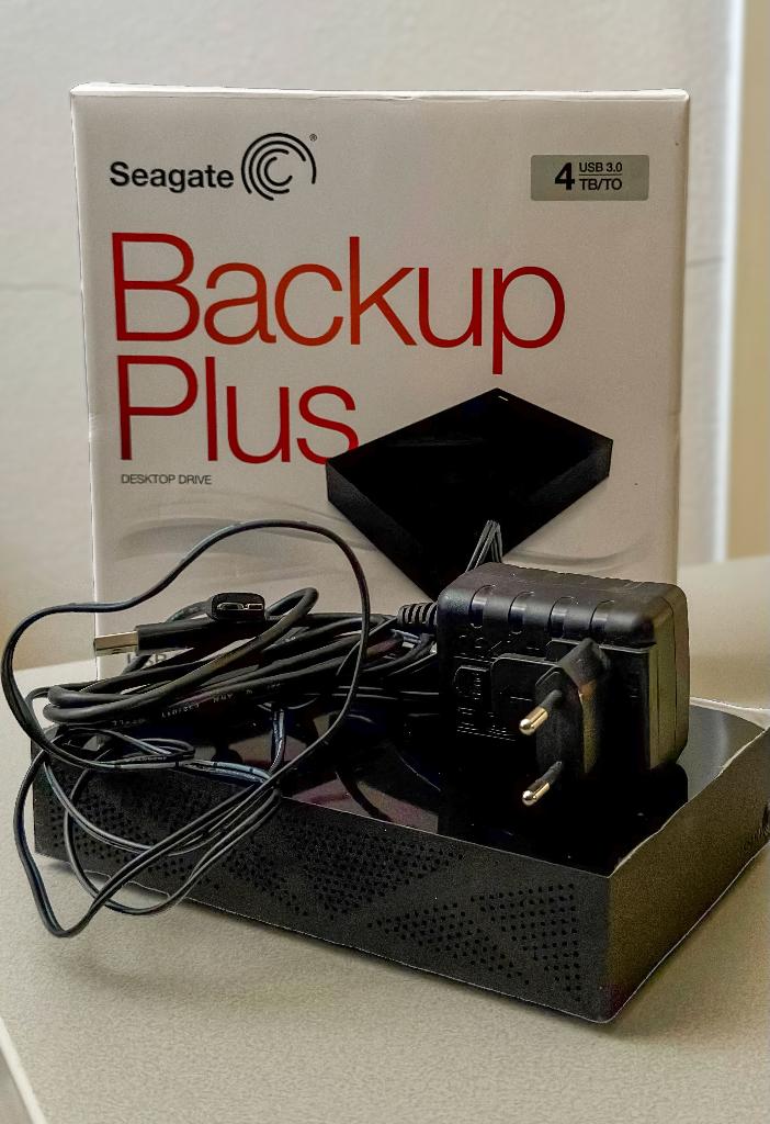 Seagate Backup Plus HDD 4TB, Computers en Software, Harde schijven, HDD, Ophalen of Verzenden, Zo goed als nieuw, Seagate