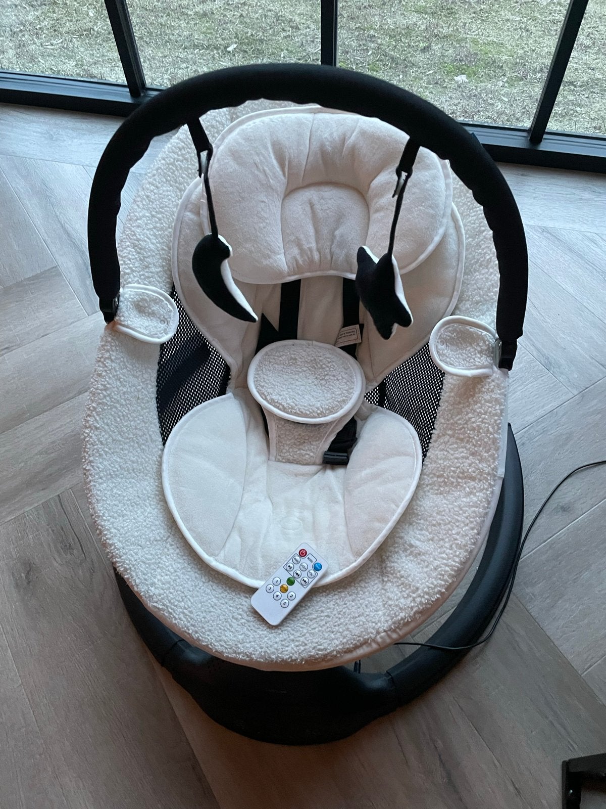 Luvion Baby Schommelstoel Beige, Ophalen, Zo goed als nieuw