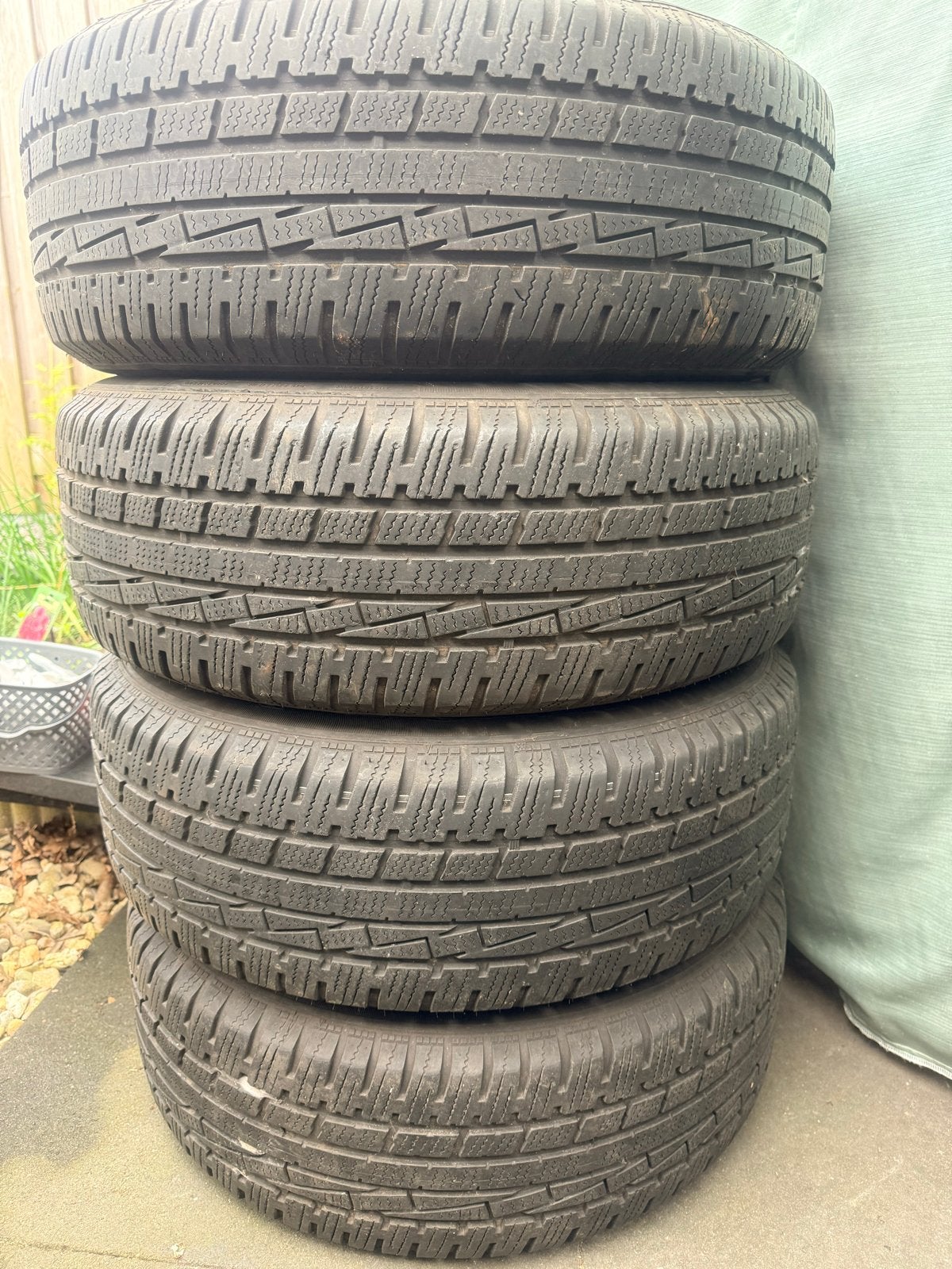 Set van 4 goodyear winterbanden met stalen velgen, Ophalen