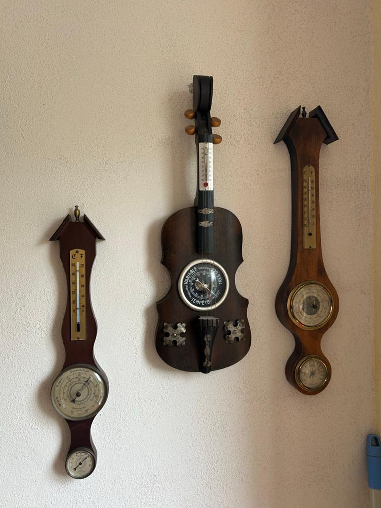 Antieke Barometers en Weerstations - Diverse Modellen, Ophalen, Gebruikt, Weerstation