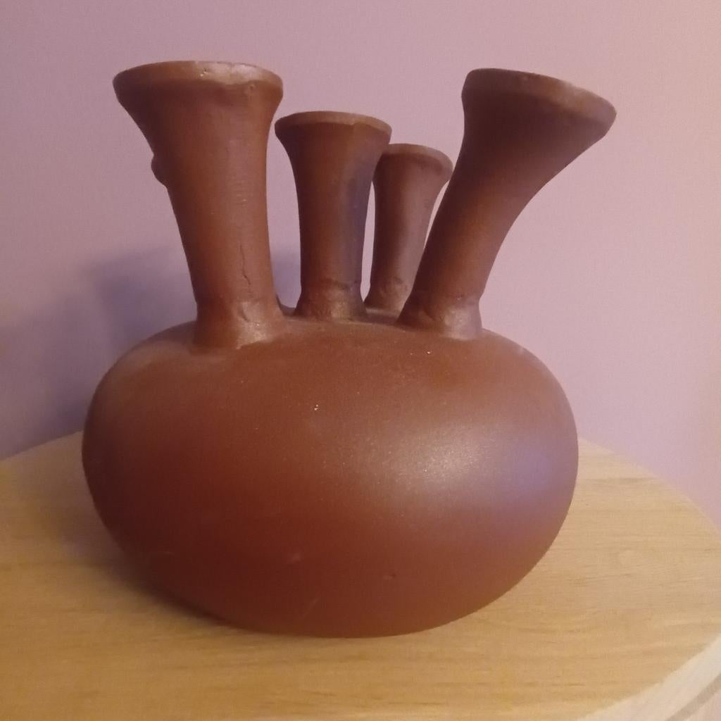 Toeter/Tulpenvaas, Ophalen of Verzenden, Overige kleuren, Overige materialen, Minder dan 50 cm