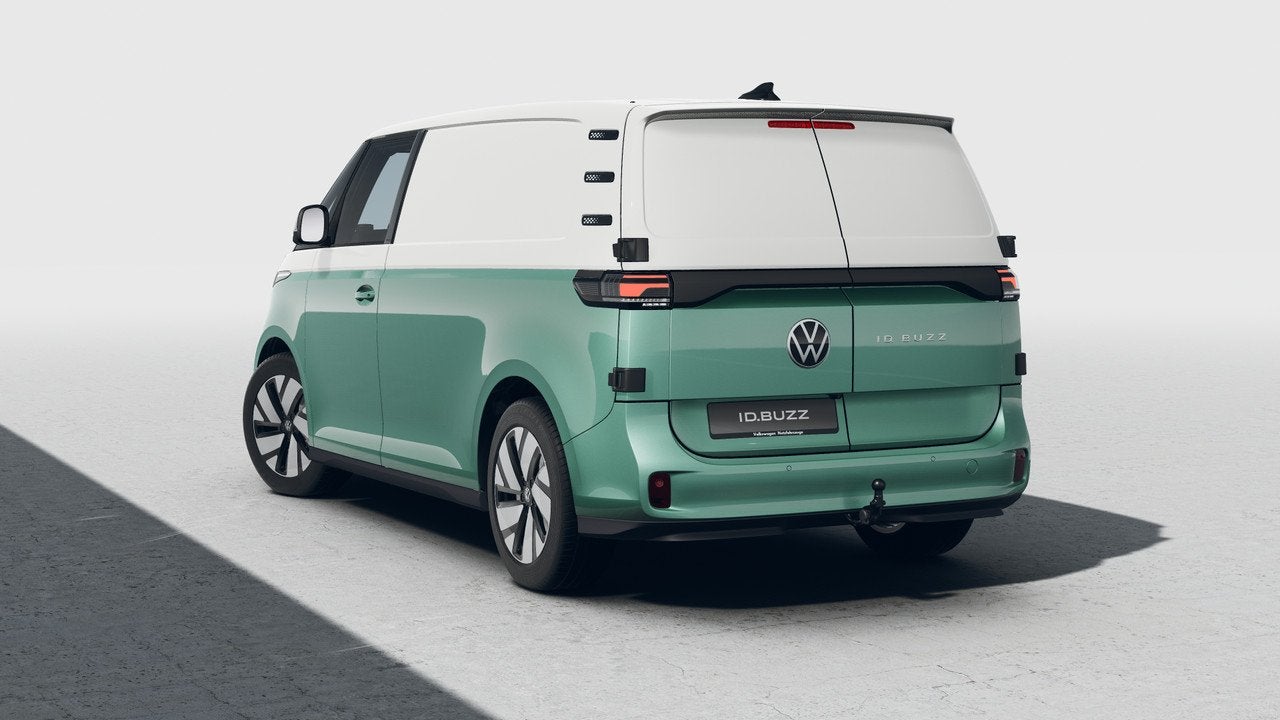 Volkswagen ID. Buzz Cargo 286pk Bulli Limited Edition 79 kWh, Auto's, Automaat, 12 maanden, Zwart, Volkswagen
