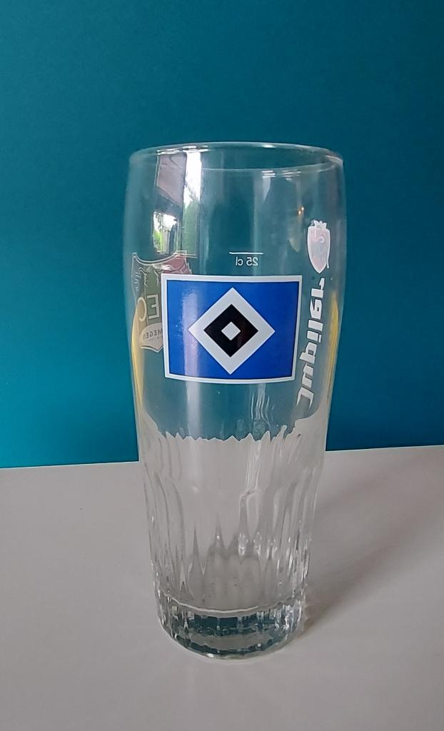 UEFA Cup 2008-2009 bierglas NEC Nijmegen - HSV, Verzenden, Zo goed als nieuw, Overige binnenlandse clubs, Overige typen