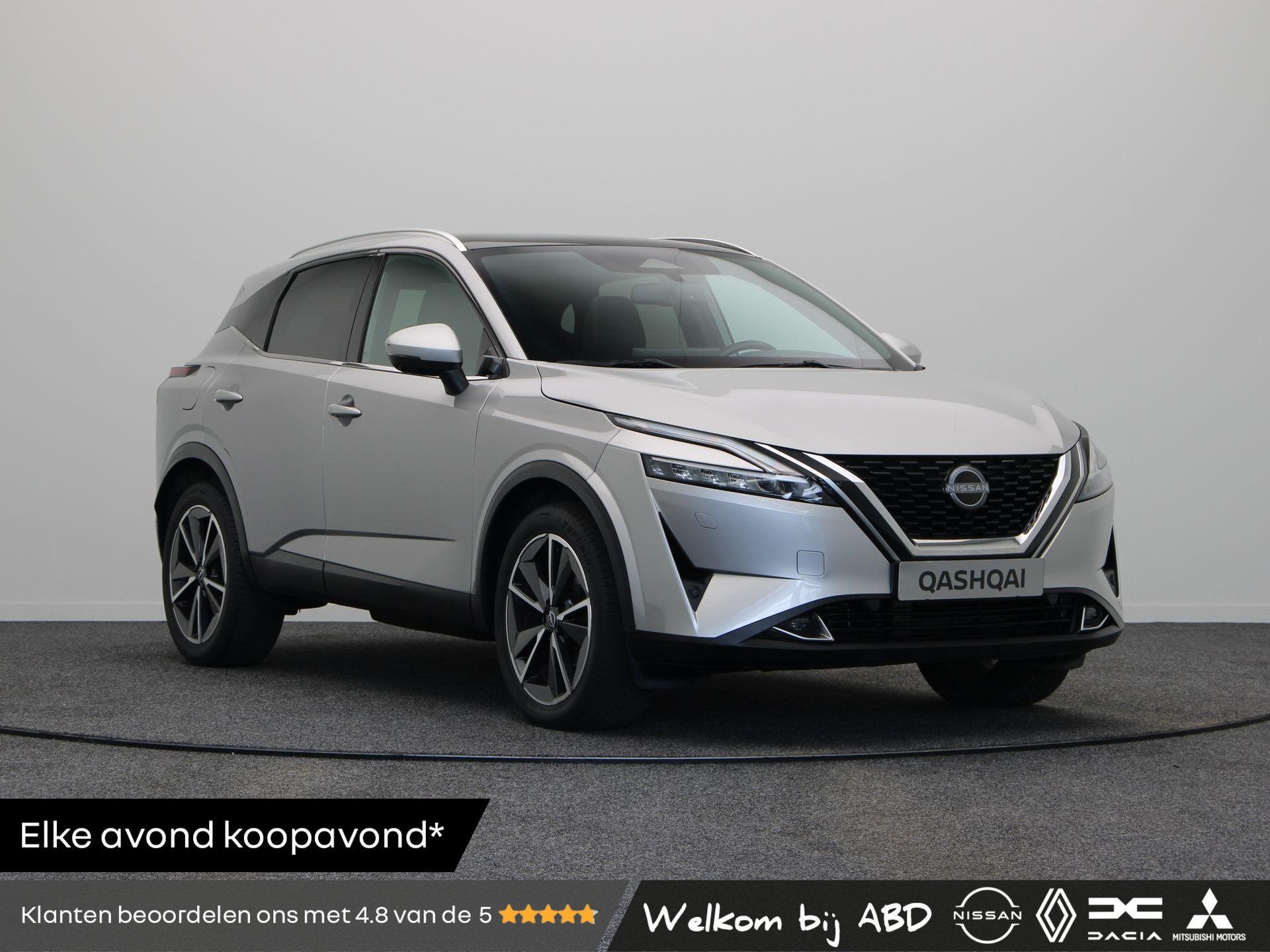 Nissan qashqai 158pk MHEV Xtronic Tekna Plus | Lederen bekle, Euro 6, Leder, Bedrijf, Automatische klimaatregeling