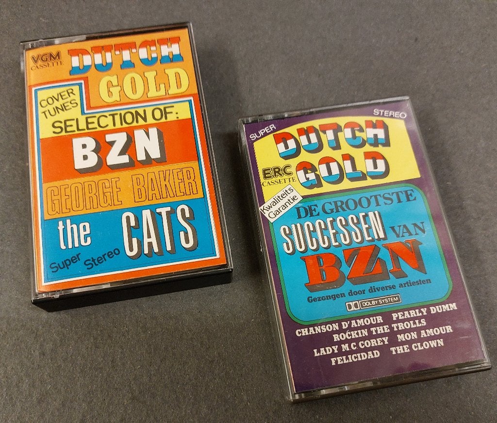 BZN The Cats George Baker set van 2 CASSETTES covers, Cd's en Dvd's, NvT, Voorbespeeld, Pop, NvT