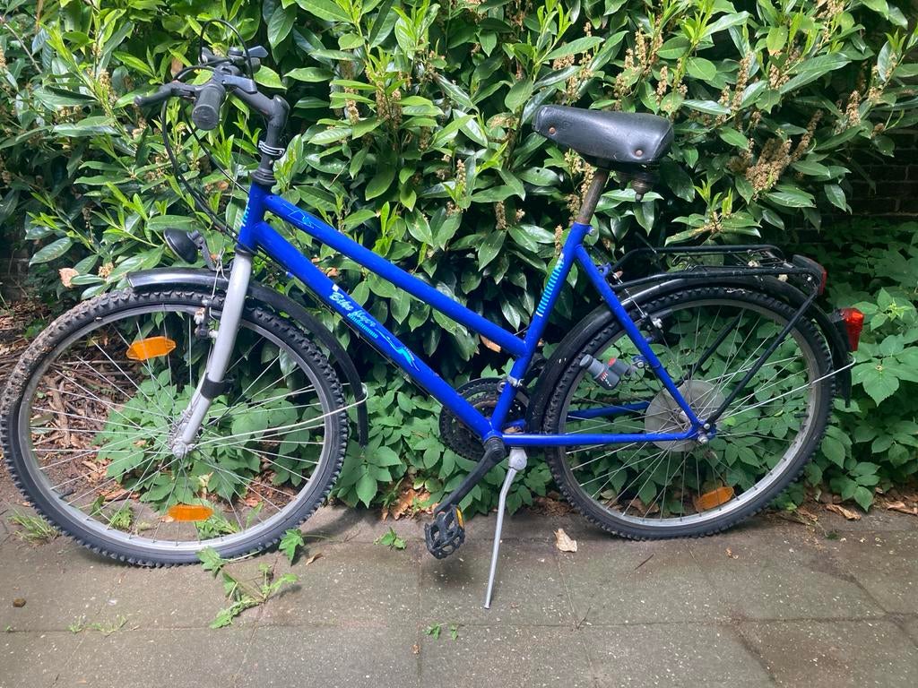 Gratis fiets met versnellingen en bagagedrager, Overige merken, Gebruikt, Velgrem, Versnellingen