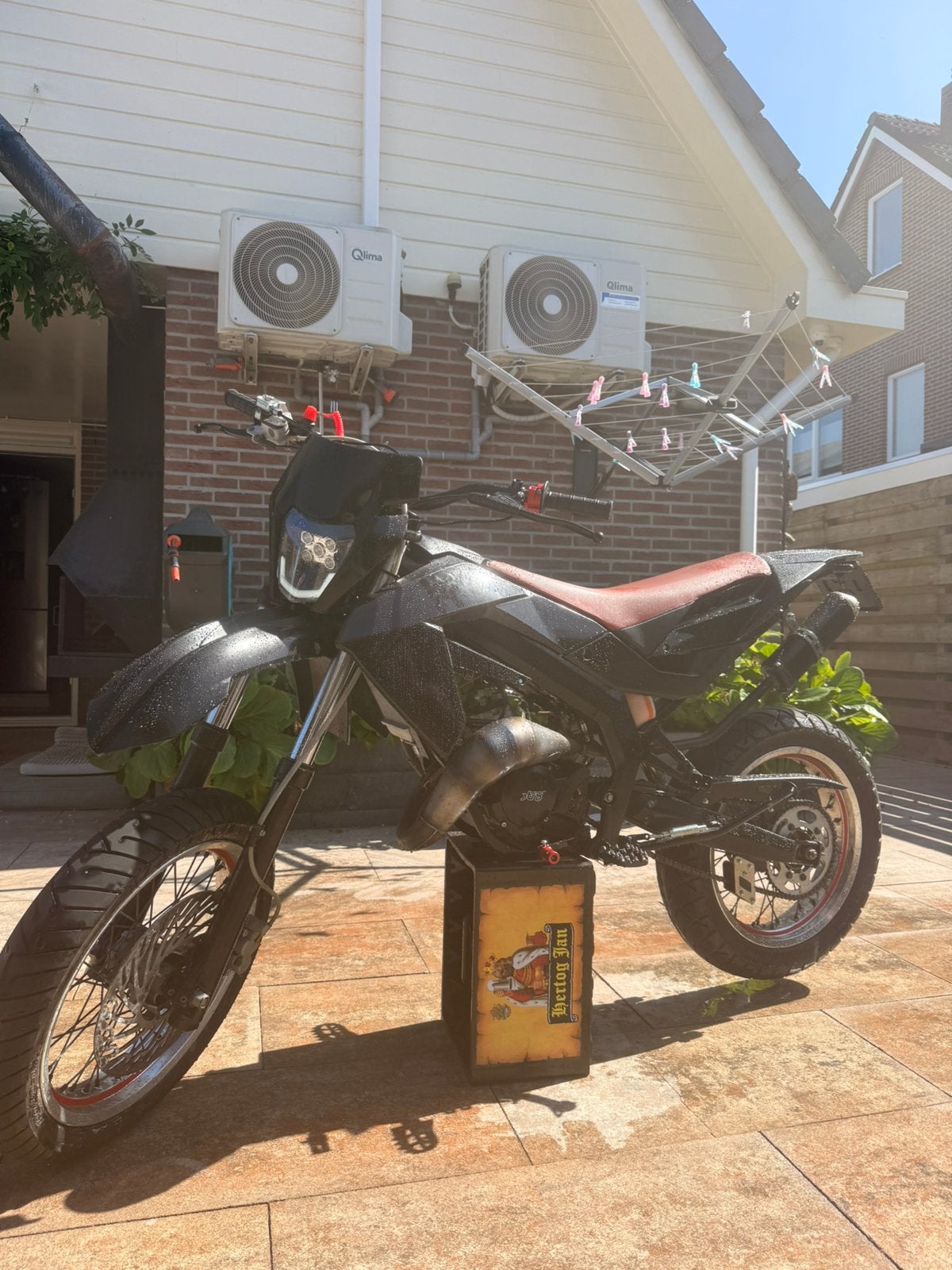 Aprillia sx, Fietsen en Brommers, Brommers | Derbi, Ophalen, Zo goed als nieuw