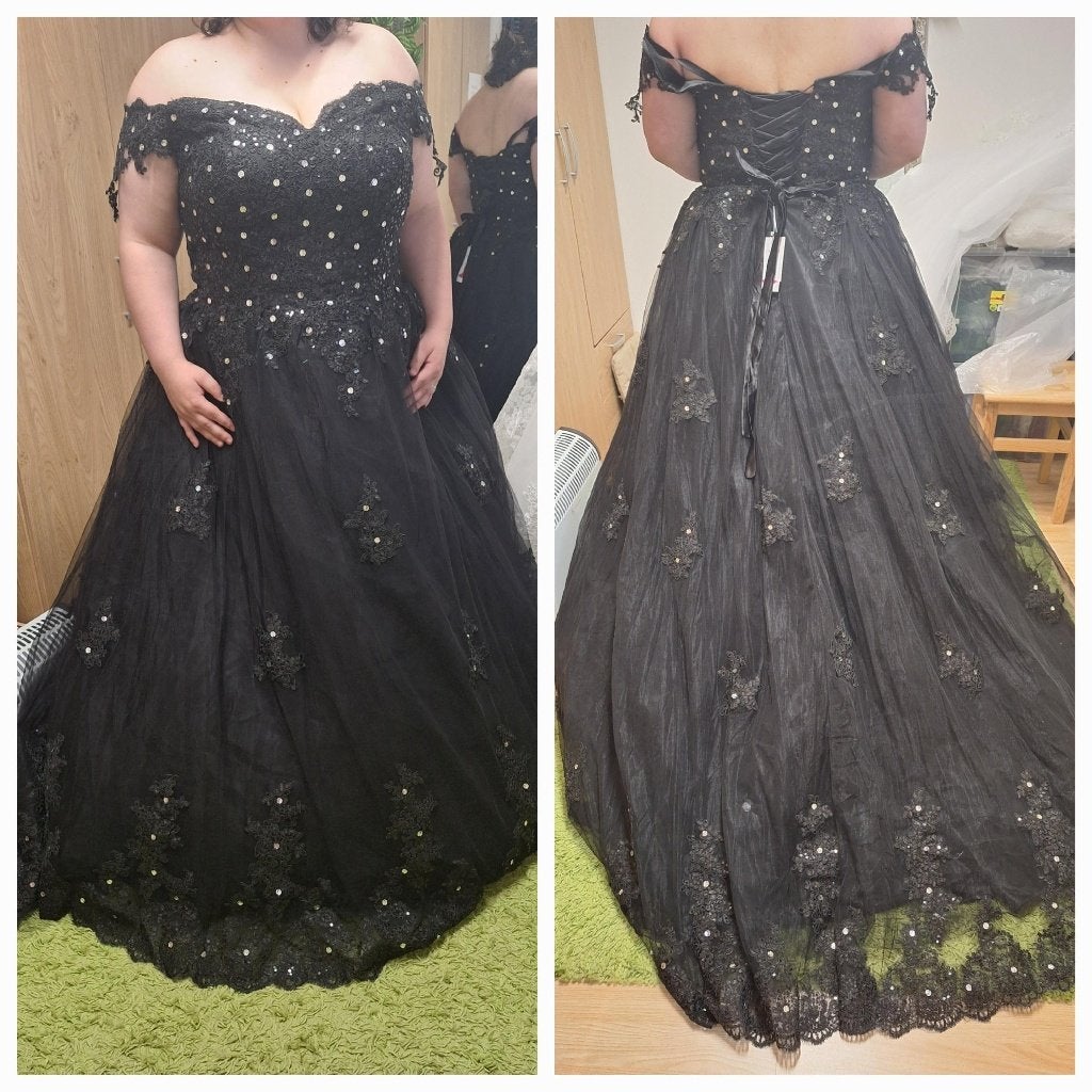 nieuwe bruidsjurk trouwjurk maat 46 zwart, Kleding | Dames, Trouwkleding en Trouwaccessoires, Trouwjurk, Zwart, All2wish4, Nieuw