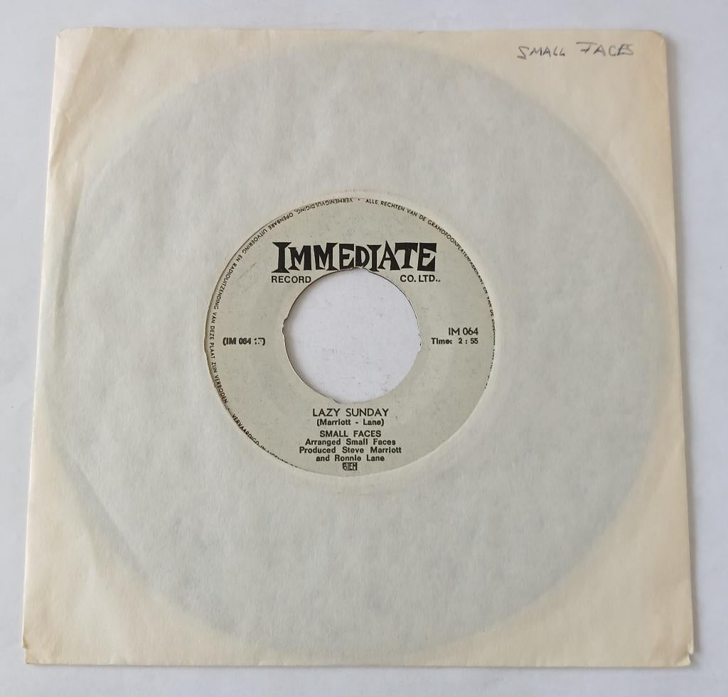 Small Faces - Lazy sunday, Ophalen of Verzenden, Gebruikt, Pop, Single