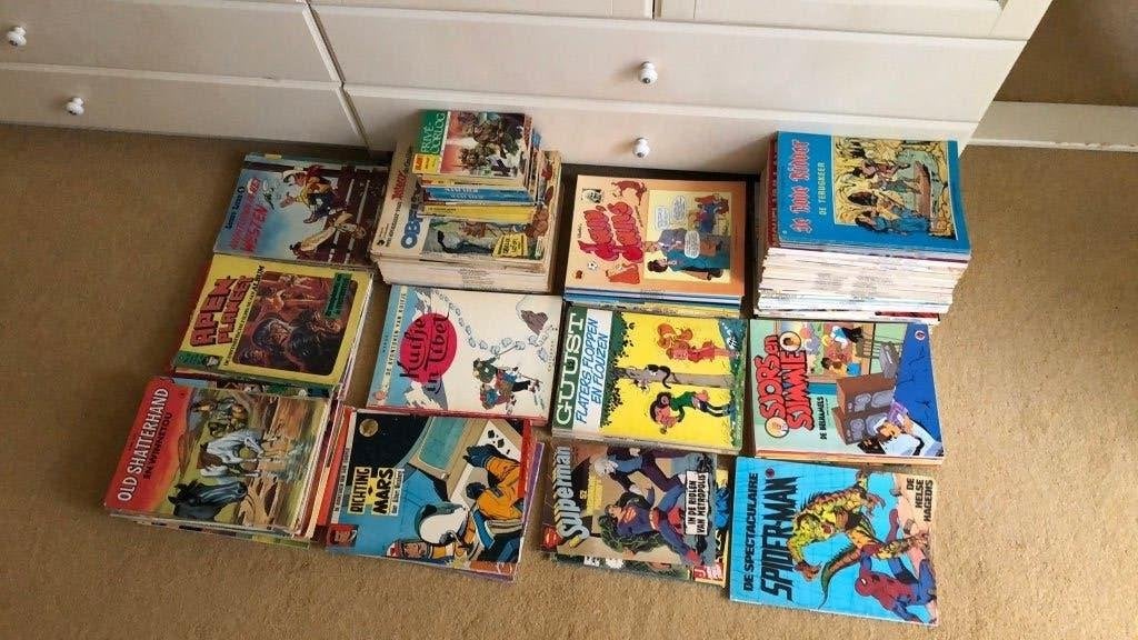 Partij oude strips/stripboeken, Europa, Meerdere comics, Ophalen, Gelezen
