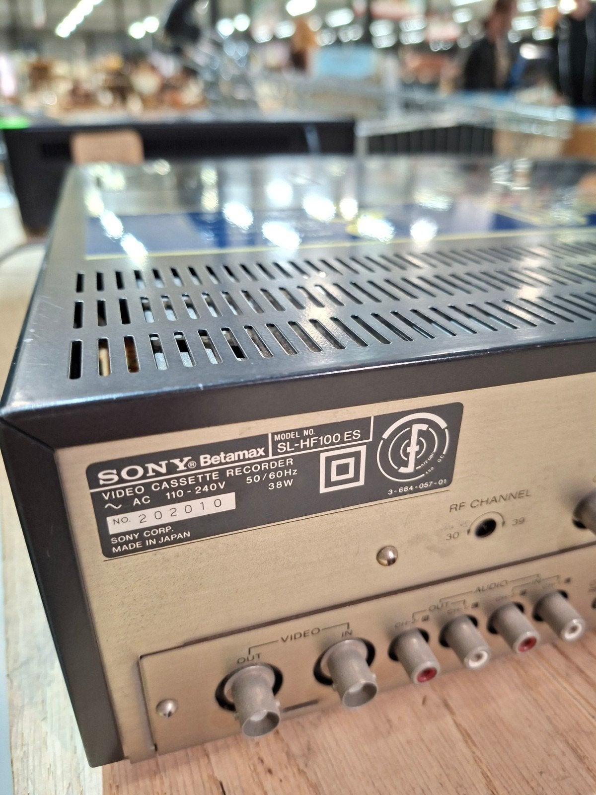 Sony Betamax SL-HF100 ES Betahi-fi Videorecorder, Ophalen, Gebruikt, Betamax-speler of -recorder, Sony Corporation, 1-7-1 Konan, Minato-ku, Tokyo 108-0075, Japan