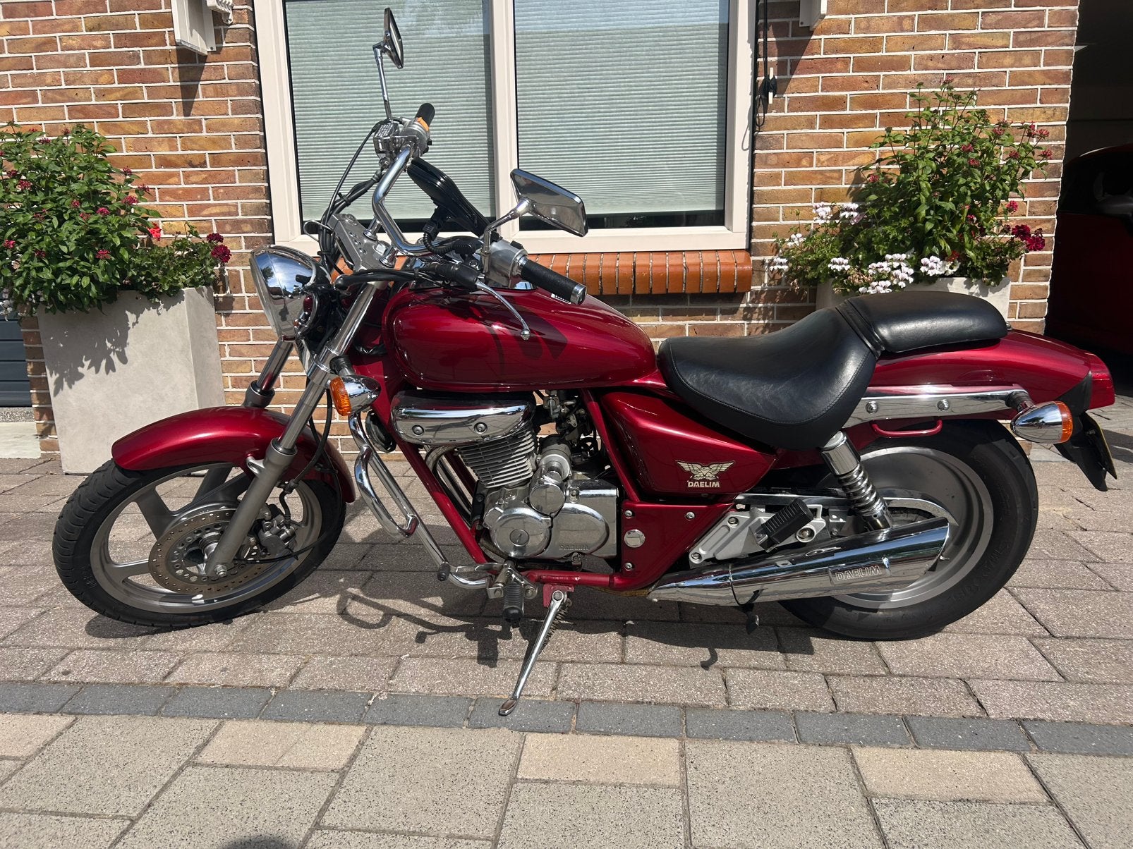 Daelim vt125F, Ophalen, 1 cilinder, 11 kW of minder