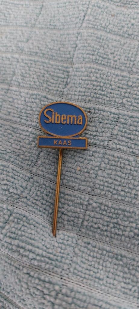 Vintage Sibema Kaas Speldje - Uniek verzamelobject, Ophalen of Verzenden, Gebruikt, Merk, Speldje of Pin