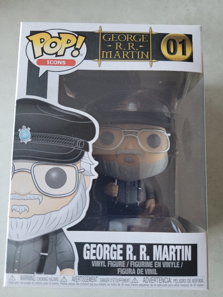 Funko Pop! George R.R. Martin Auteur Game of Thrones, Ophalen of Verzenden, Zo goed als nieuw