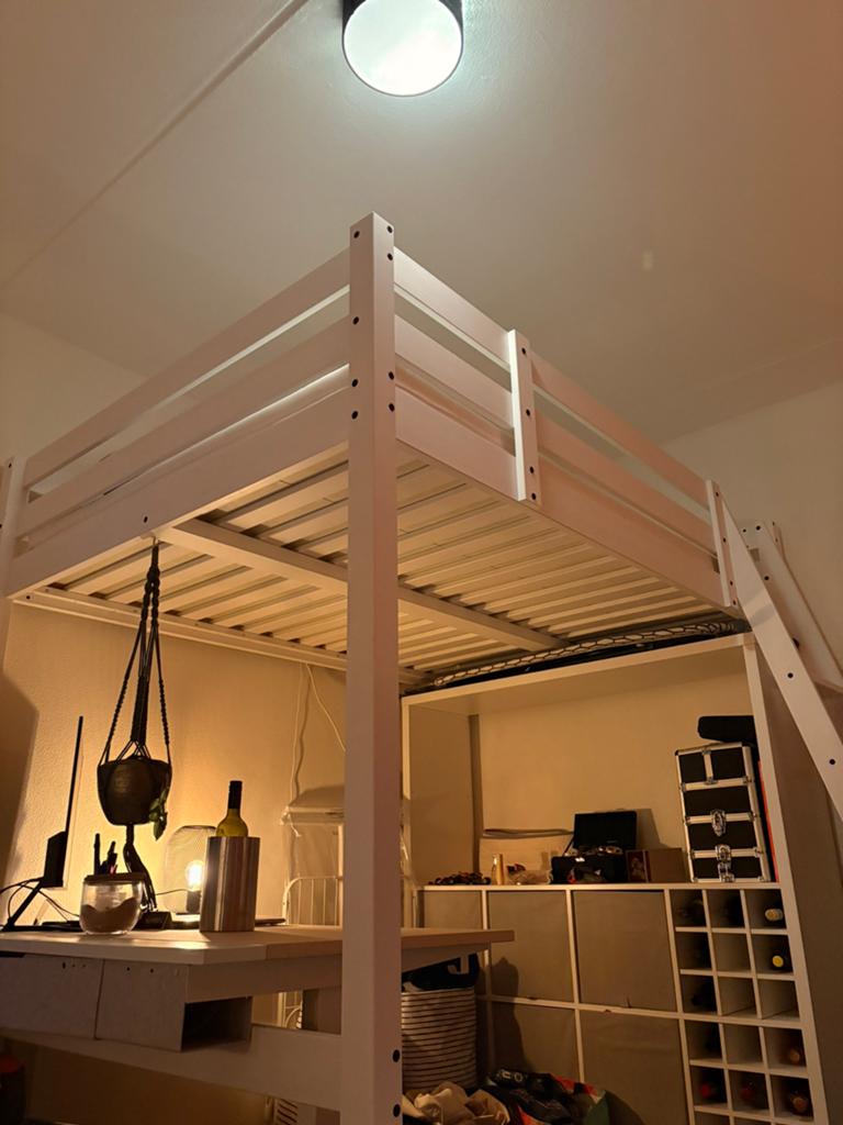 IKEA STORA hoogslaper (evt incl matras) ZGAN, Ophalen, Hoogslaper, Tweepersoons, 140 cm