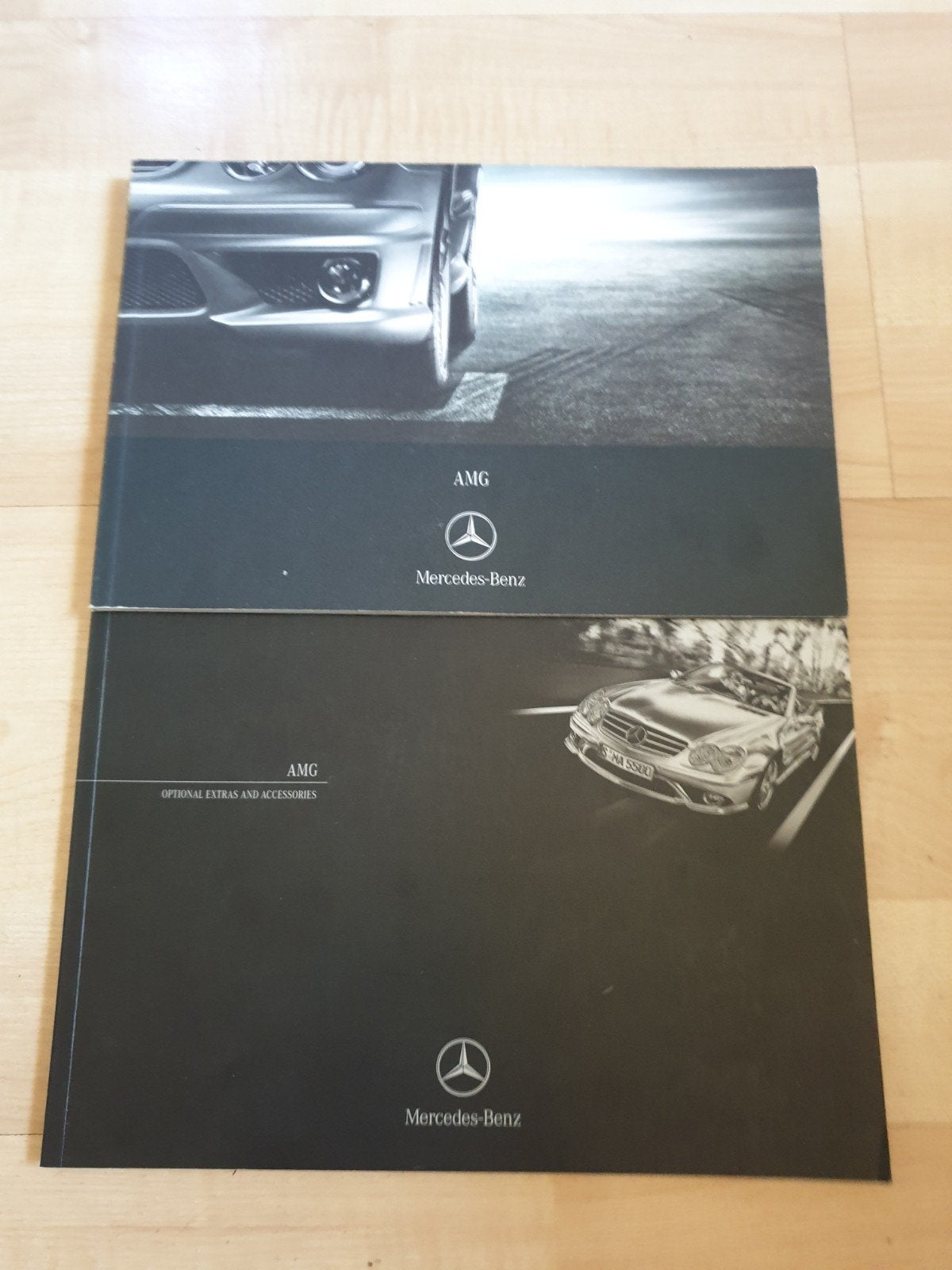 Mercedes-Benz AMG folders (2x), Ophalen of Verzenden, Mercedes, Mercedes-Benz