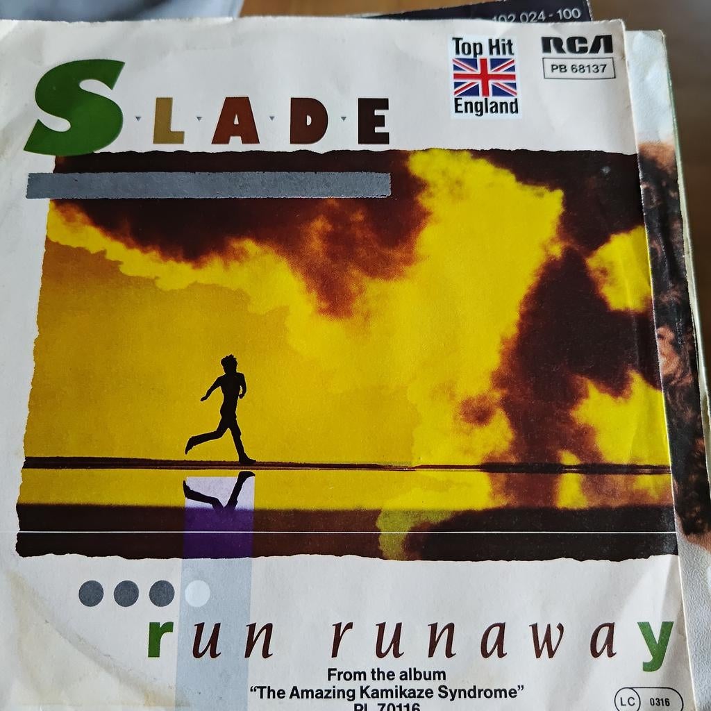 Slade - Run Runaway (Single), Ophalen of Verzenden, Gebruikt, 7 inch