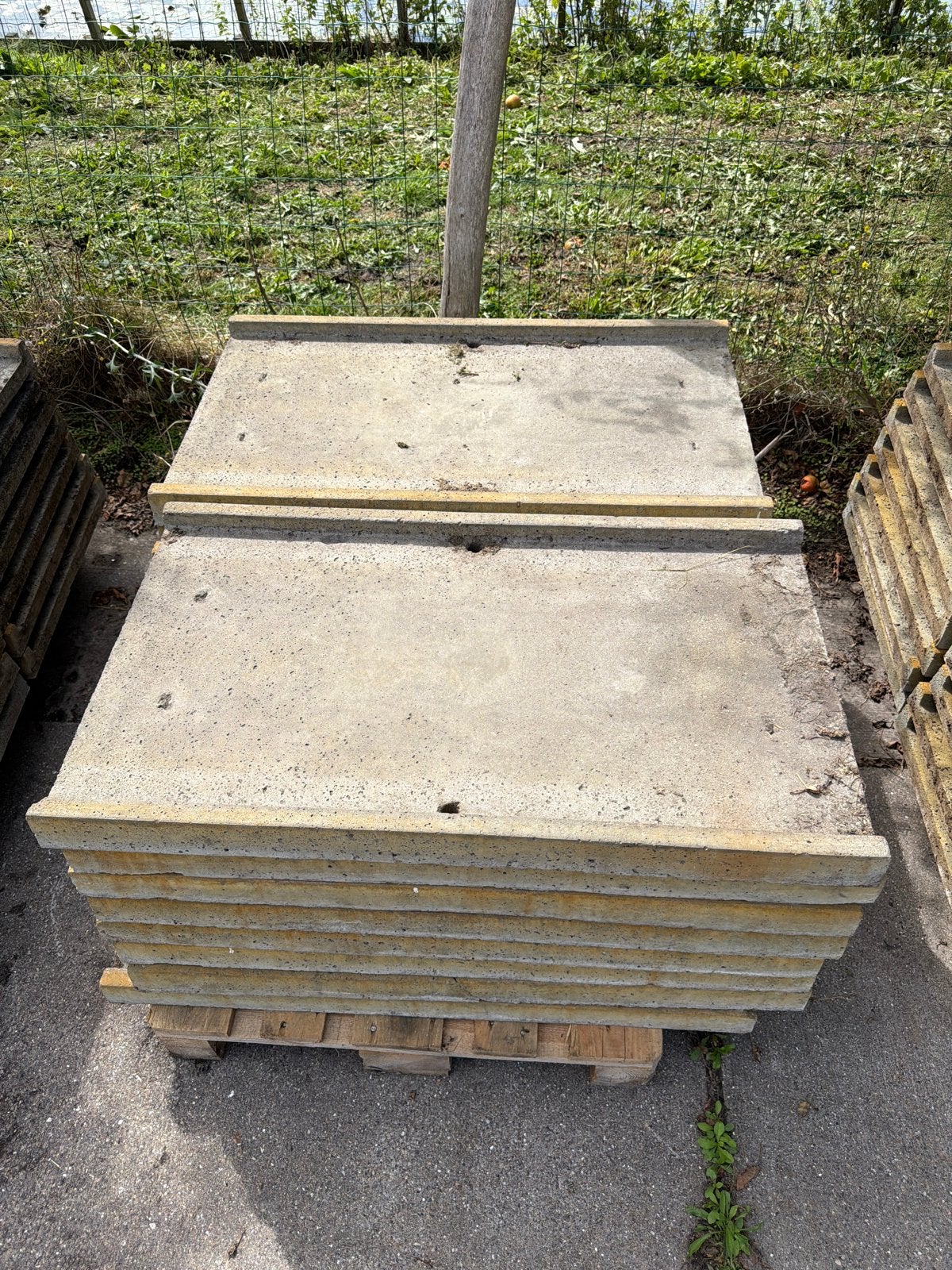 Betonnen goten voor kwekerijpaden (170 stuks), Ophalen, Gebruikt, Overige typen, 10 m² of meer