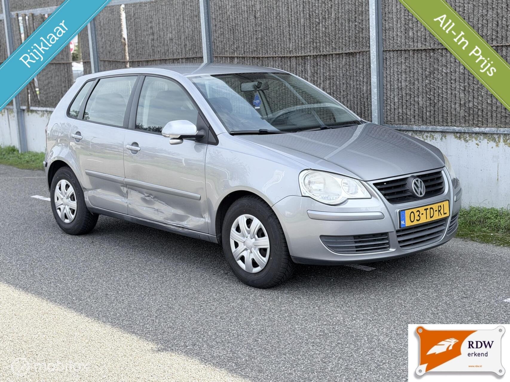 Volkswagen Polo 1.4-16V Optive NAP/APK/INRUILKOOPJE/ELEK PAK, Voorwielaandrijving, 15 km/l, 4 cilinders, Bedrijf