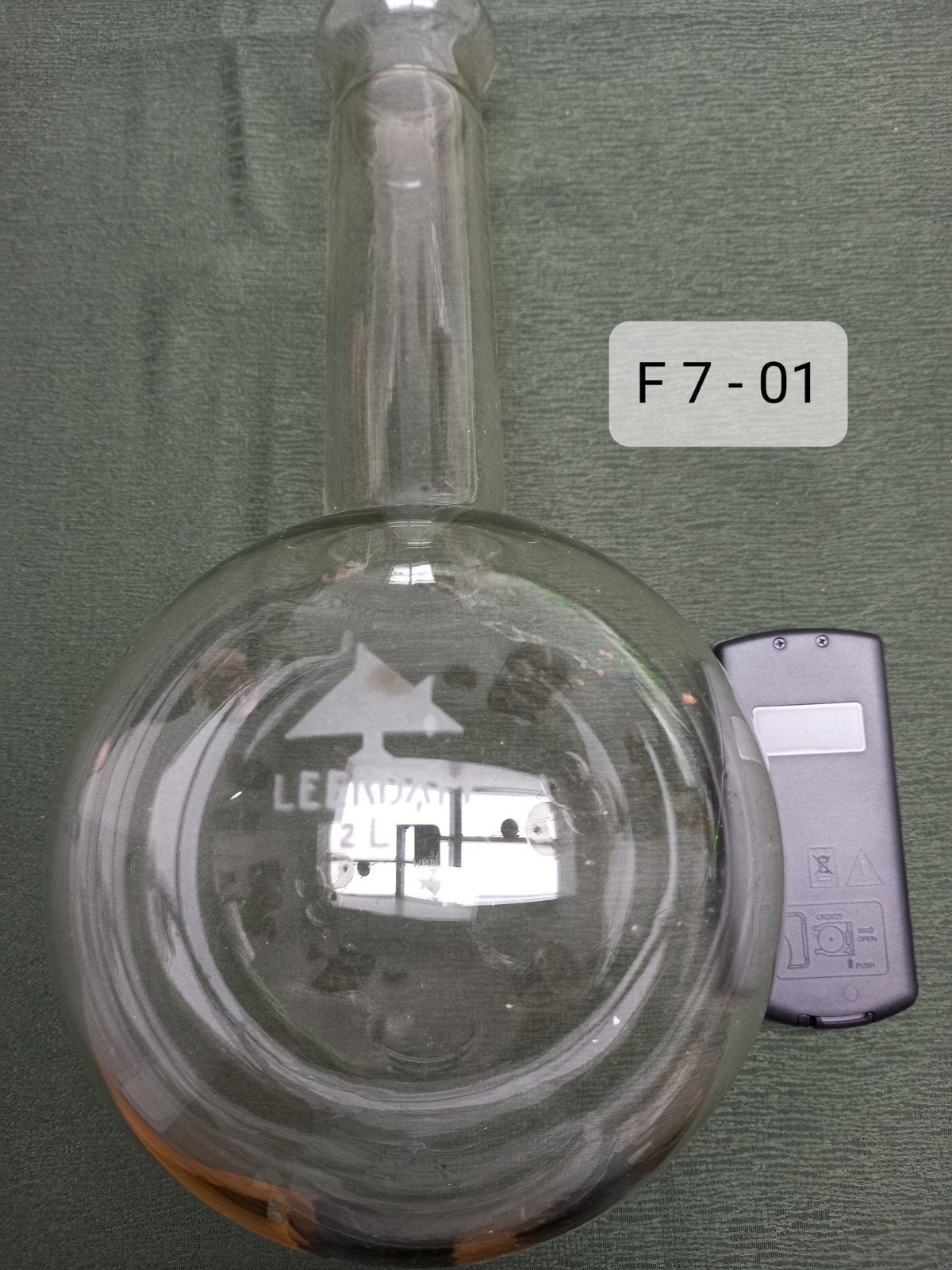 F7 serie: Laboratoriumglas, Glazen kolf van 2 liter., Ophalen of Verzenden, Overige typen