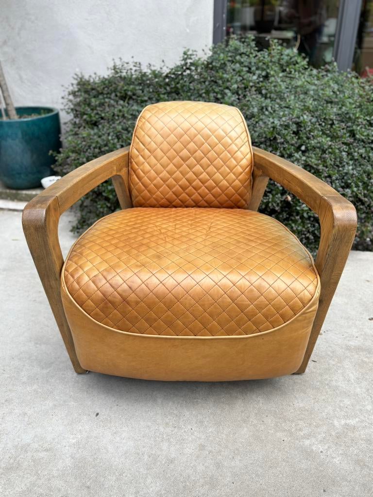 Timothy Oulton Fauteuil Model Wildcat, Gebruikt, Engeland, Stoer Industrieel Vintage, Minder dan 75 cm