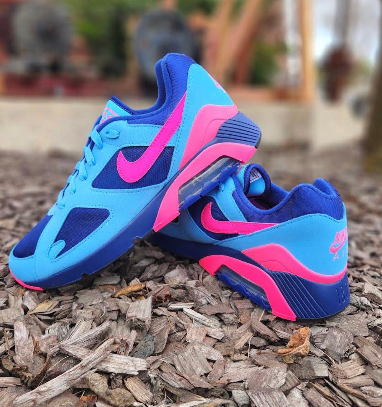Nike Air Max 180 University Blue / Hyper Pink, Blauw, Sportschoenen, Nieuw, Ophalen of Verzenden