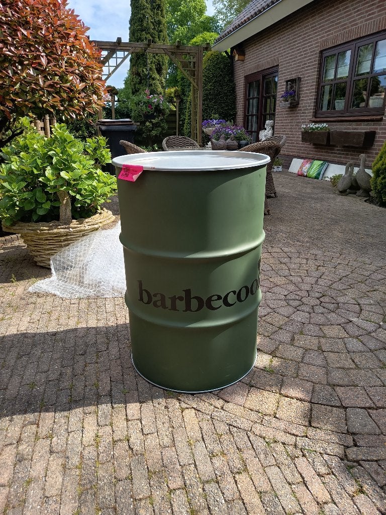Barbecook Edson Army Green BBQ-ton, Ophalen, Zo goed als nieuw, Barbecook