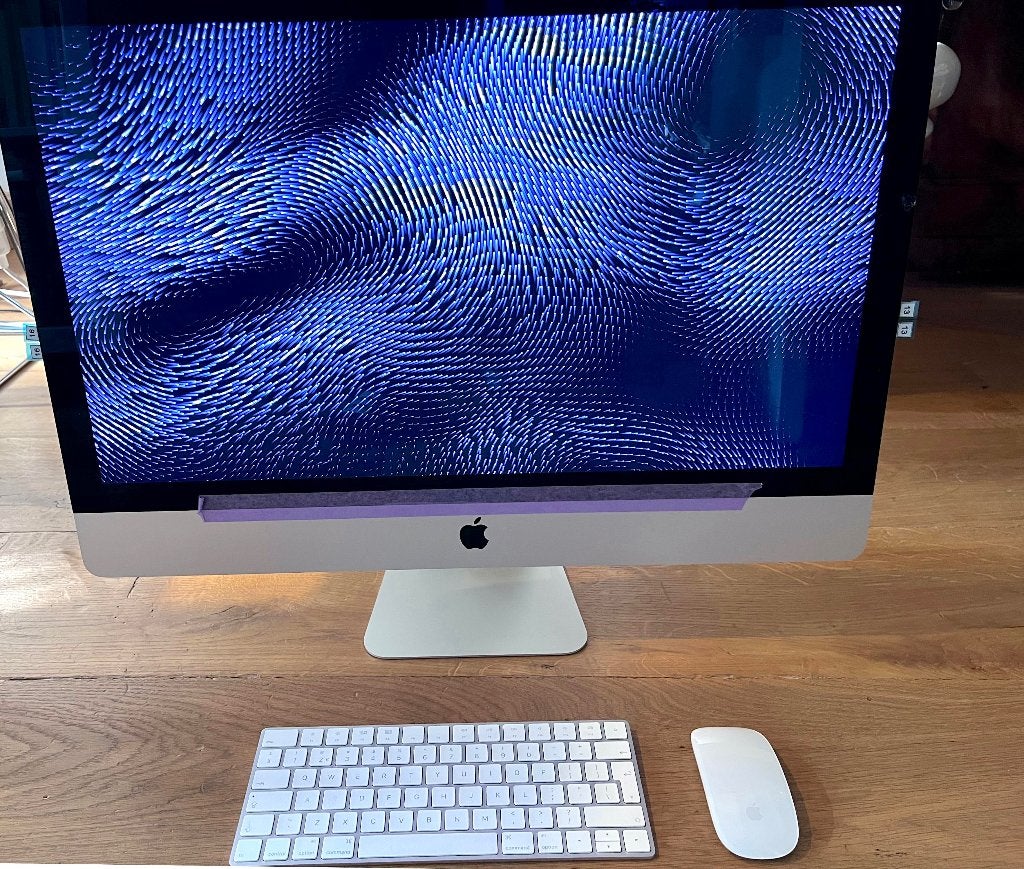 iMac 27" late 2015, 3,2 Ghz, 1Tb SSD, glasscheur, korting!, Gebruikt, SSD, IMac, Ophalen of Verzenden