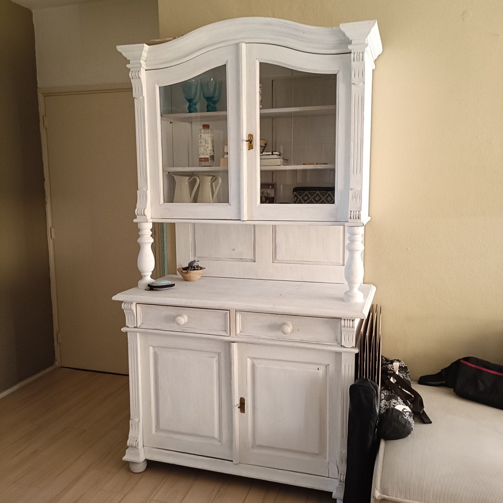 Buffet kast wit, Ophalen, Gebruikt, 25 tot 50 cm, 150 tot 200 cm