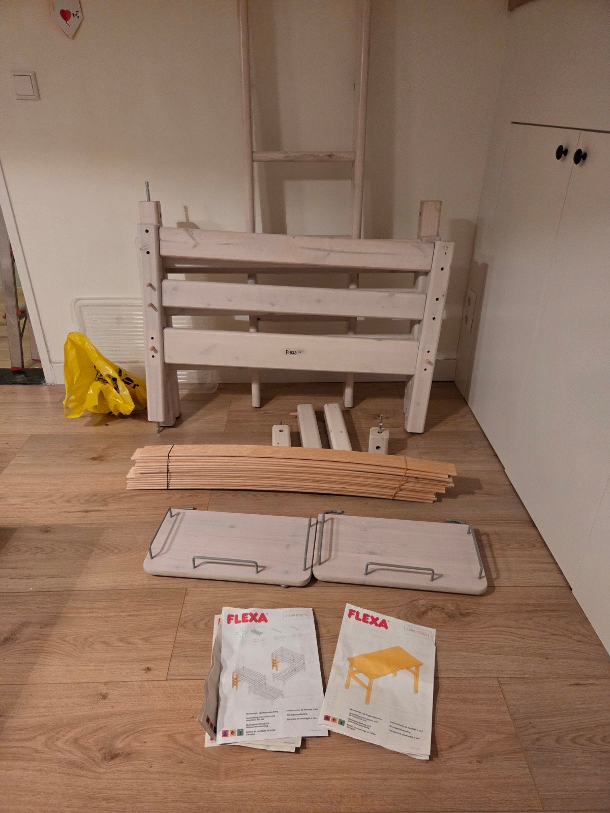 Flexa slaapkamerset, Ophalen, 85 tot 100 cm, Gebruikt, Lattenbodem