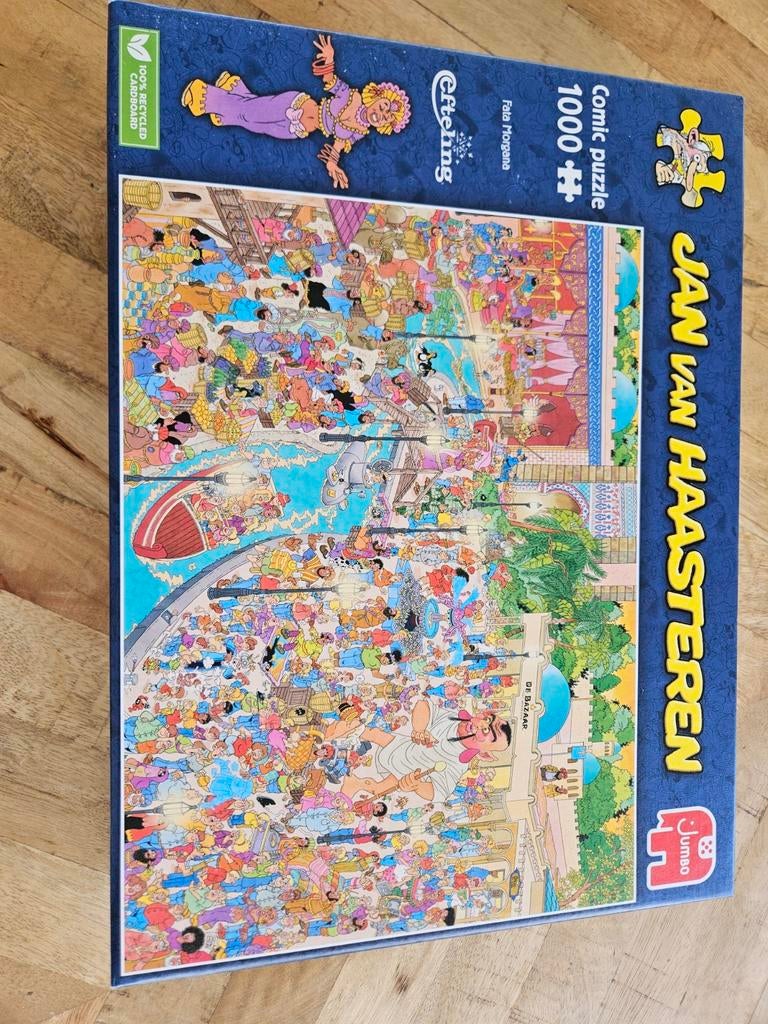 Jan van Haasteren Fata Morgana Efteling puzzel 1000 stukjes, Hobby en Vrije tijd, Denksport en Puzzels, Ophalen of Verzenden, 500 t/m 1500 stukjes