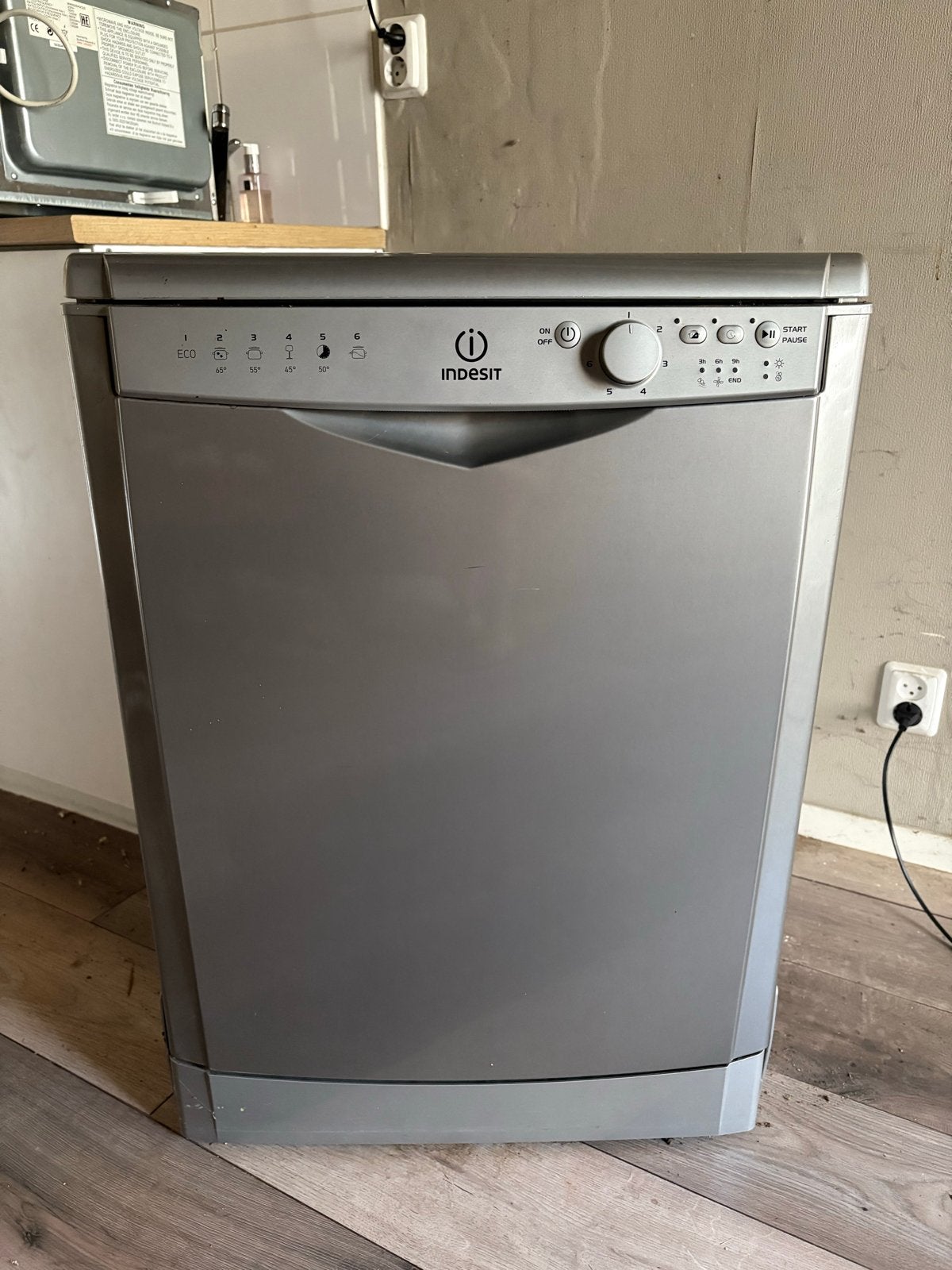 Indesit Vaatwasser - Goede staat, Ophalen, Gebruikt, 60 cm of meer, Eco programma