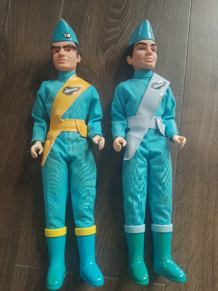 Thunderbirds poppen Vivid, Ophalen of Verzenden, Gebruikt, Tv, Actiefiguur of Pop