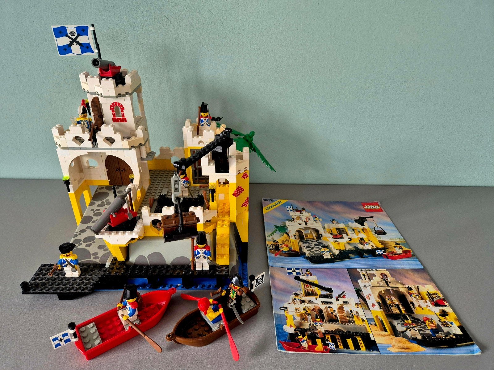 Lego 6276 Eldorado Fortress compleet incl boekje nette staat, Gebruikt, Lego, Compleet, Complete set
