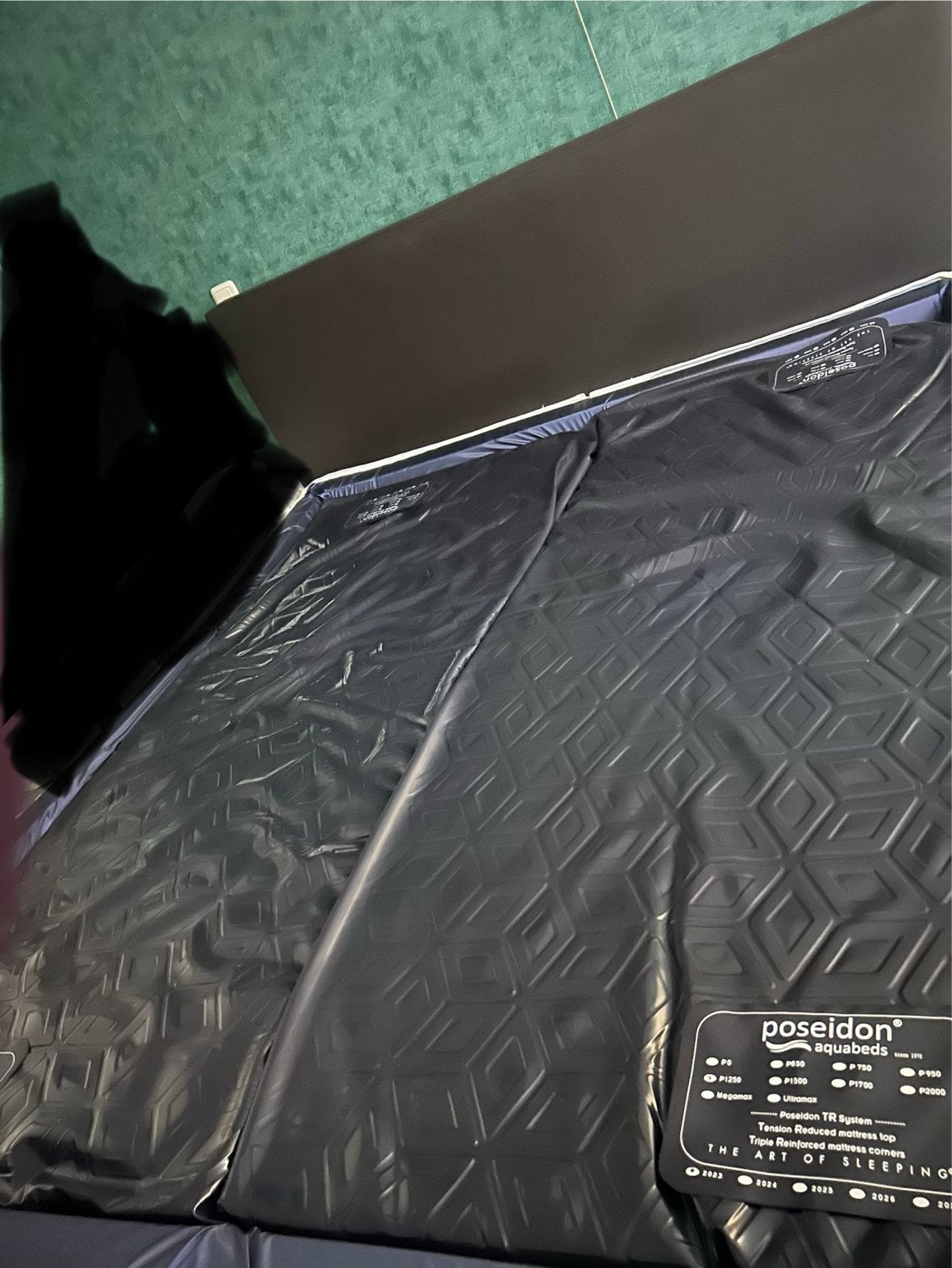 Poseidon waterbed 180x210 cm met verwarming en lades, Huis en Inrichting, Ophalen, 210 cm, Tweepersoons, 180 cm