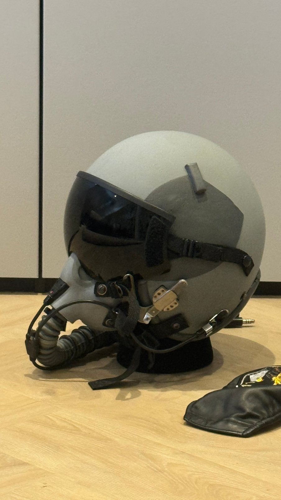 Hgu-55 pilotenhelm vliegerhelm Gentex F-16 met mbu-12 masker, Ophalen of Verzenden, Luchtmacht, Nederland, Helm of Baret