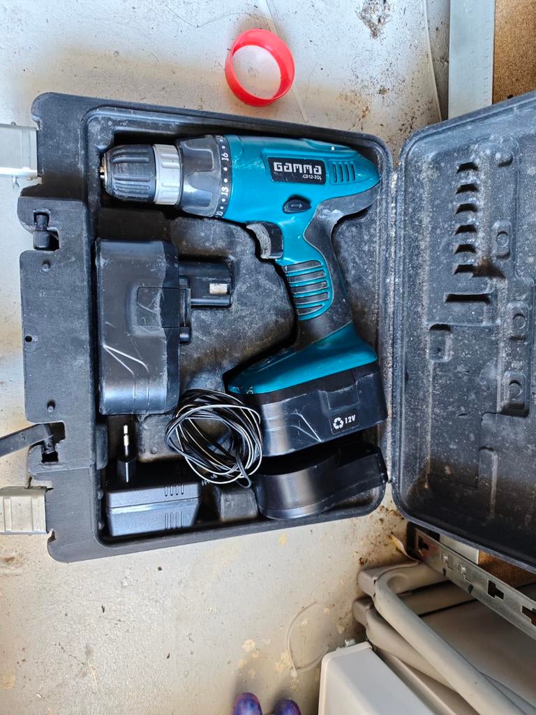 Gamma Accu Boormachine 12V met Koffer en Lader, Ophalen of Verzenden