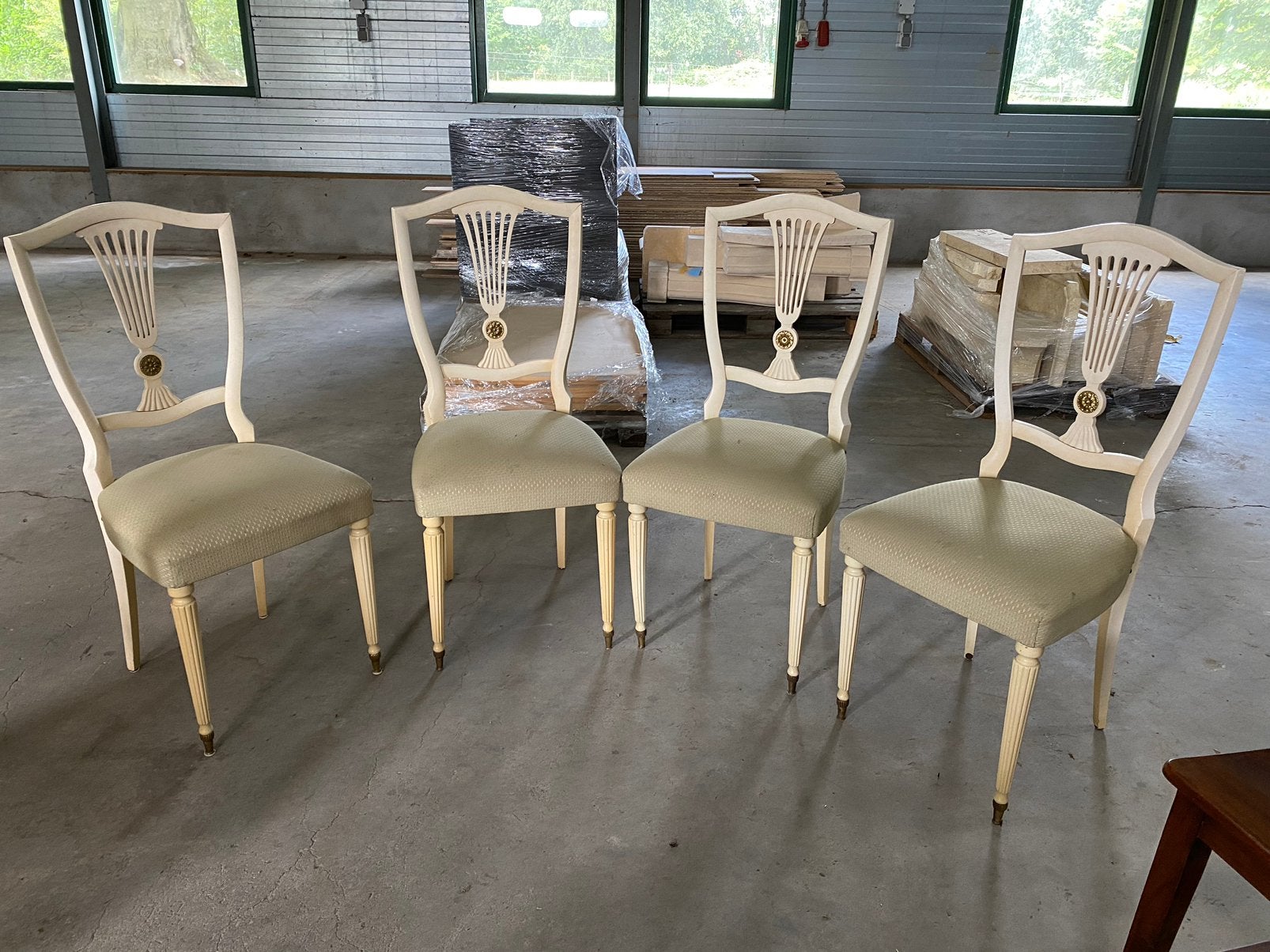 Eerkamerstoel met harp leuning, Huis en Inrichting, Stoelen, Ophalen, Zo goed als nieuw, Vijf, Zes of meer stoelen