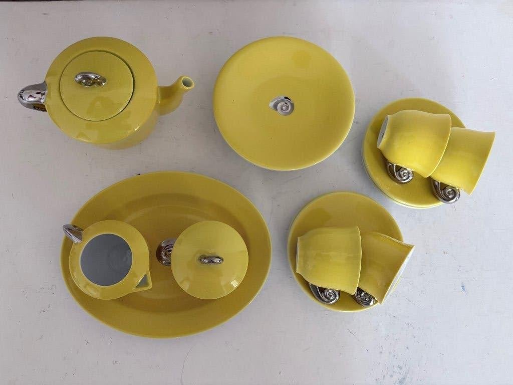 "MAROESKA METZ" KINDERTHEESERVIES 12 -DELIG  COMPLEET ENGAAF, Ophalen of Verzenden