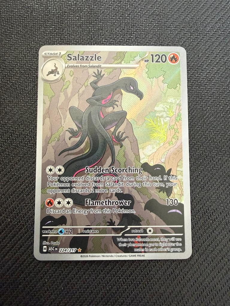 Salazzle 224/217 Ascended Heroes Pokemon, Ophalen, Nieuw, Losse kaart