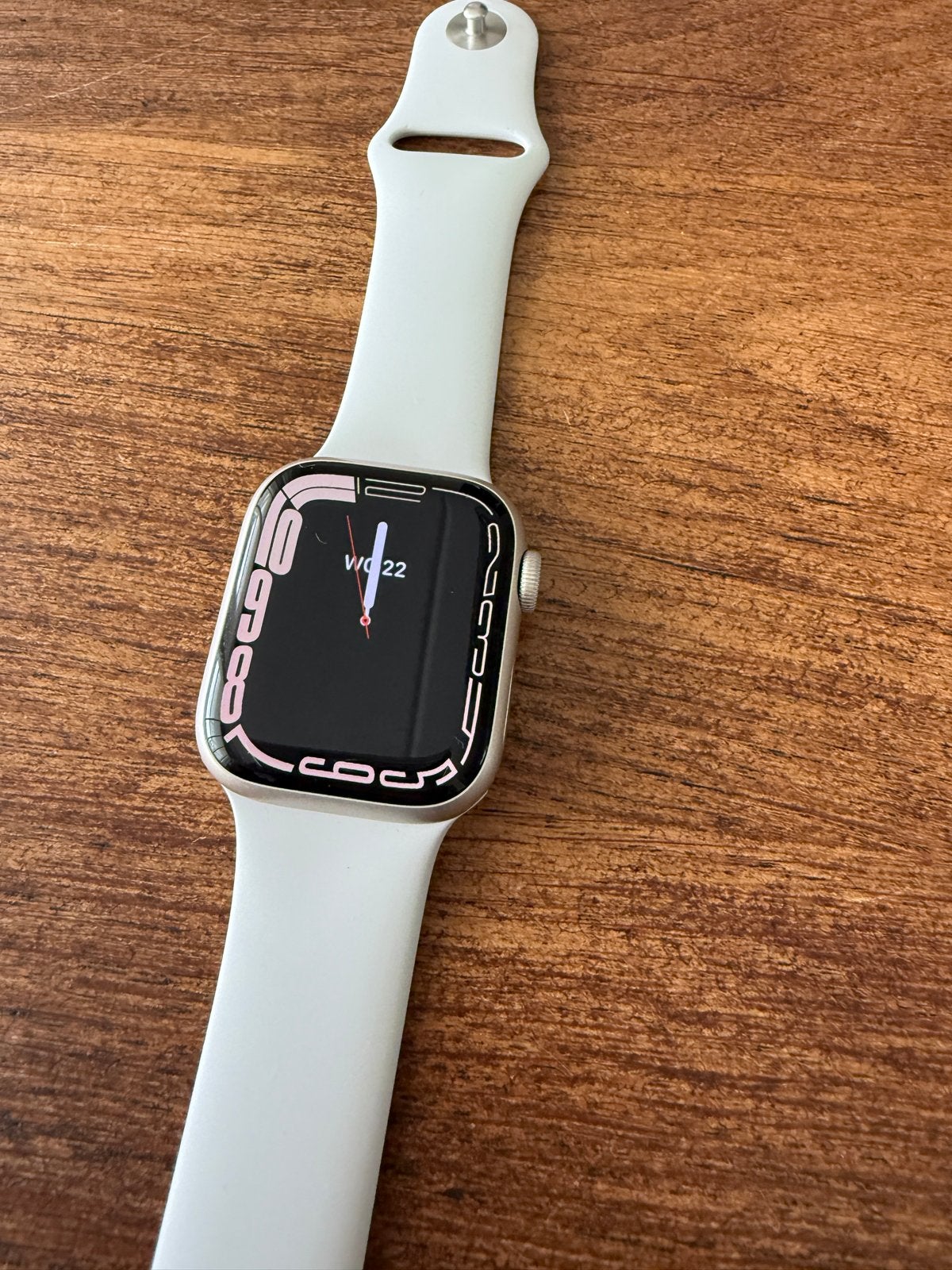 Apple Watch Series 9 41mm Starlight, Wit, IOS, Ophalen of Verzenden, Zo goed als nieuw