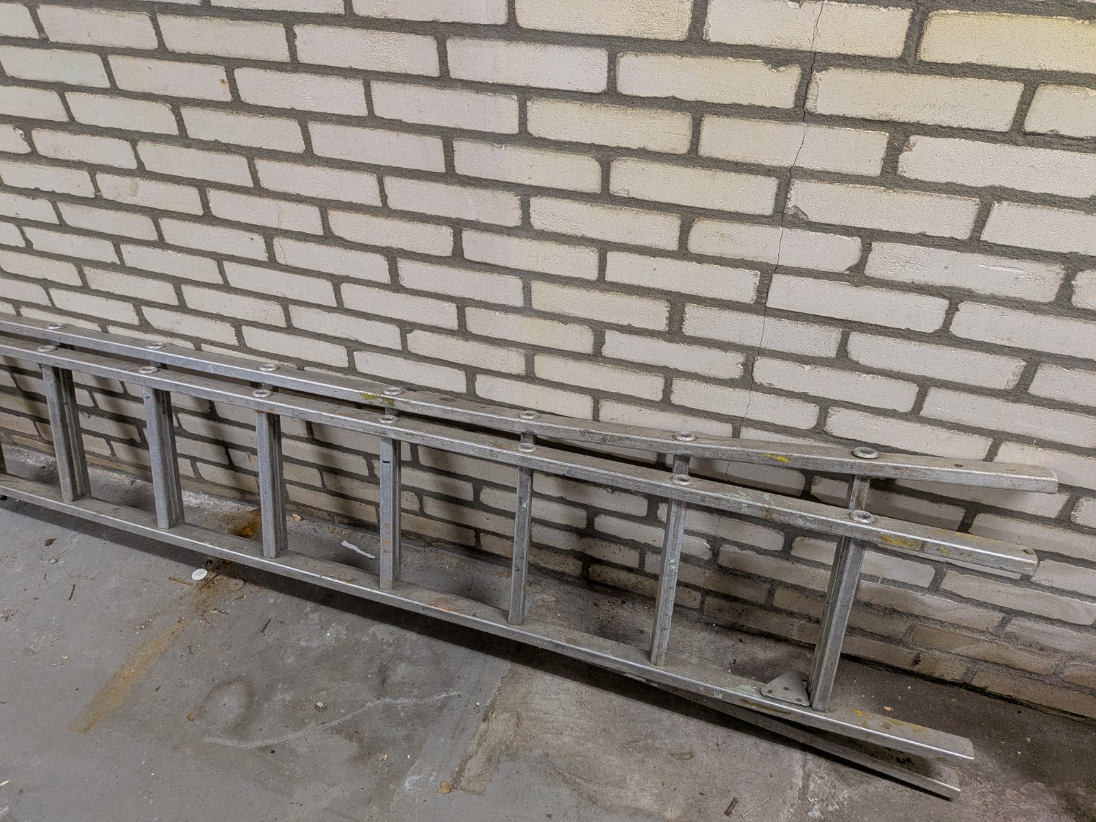 Aluminium ladder - 3 meter of meer, Ophalen, Gebruikt, Ladder, 4 meter of meer