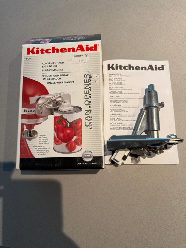 Kitchenaid opzetstuk blikopener, Ophalen of Verzenden, Nieuw