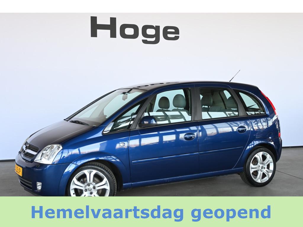 Opel Meriva 1.6-16V Cosmo Airco Cruise Control Lichtmetaal D, Metallic lak, Gebruikt, Zwart, 4 cilinders